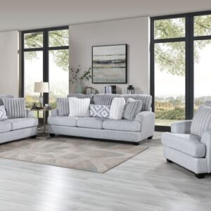 2 Piece Sofa and Loveseat - 9141-1-1-1