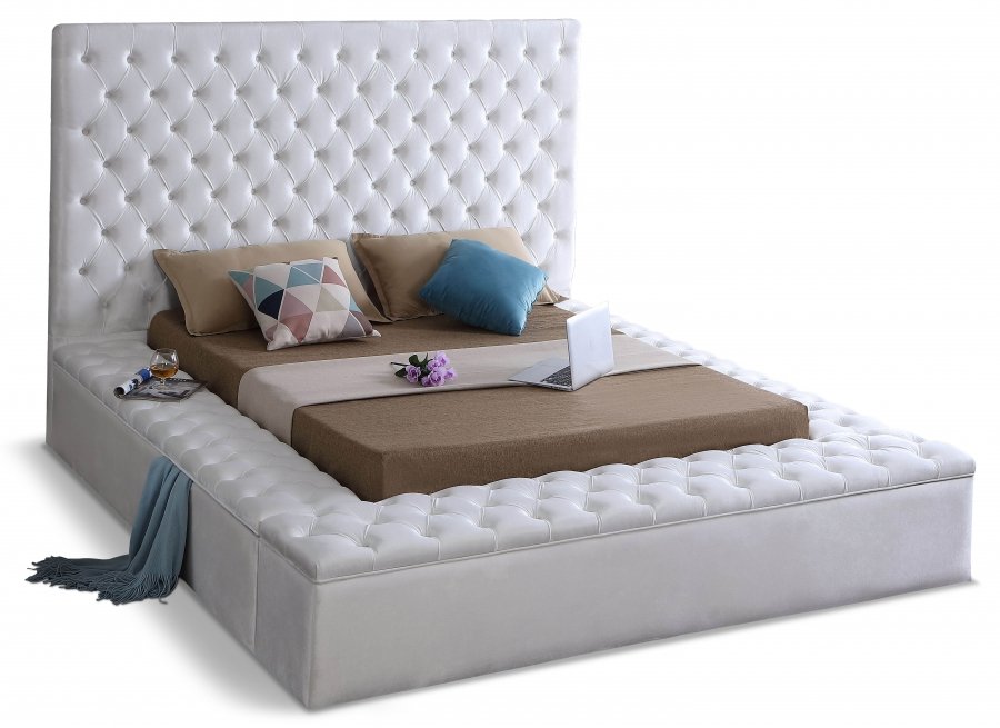 Bliss Velvet Upholstered Bed