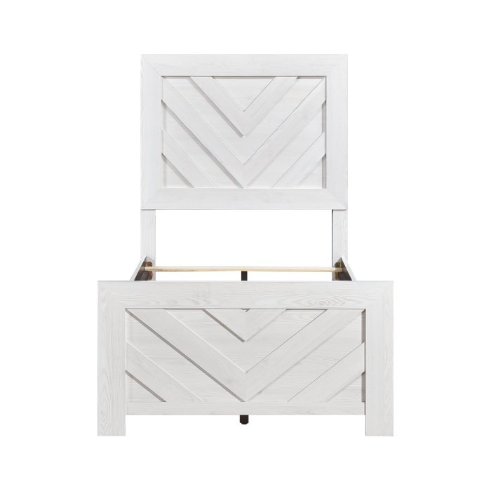 1534NPWHT-1 Twin Bed - Image 2