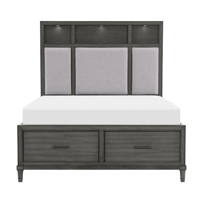 1573-1* Queen Platform Bed