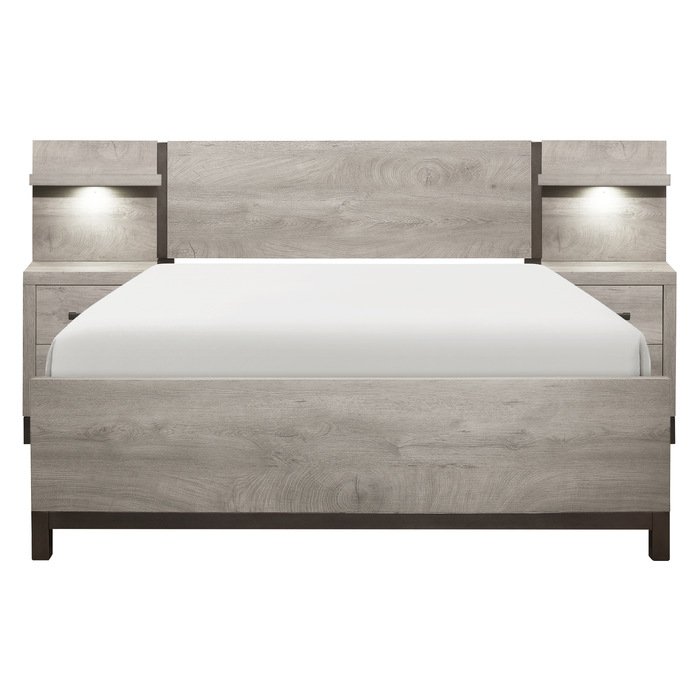 1577K-1CK*WB 5pc Set California King Wall Bed (CKB+2NS+2NS-P)