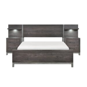 1577DGK-1CK*WB 5pc Set California King Wall Bed (CK+2NS+2NS-P)