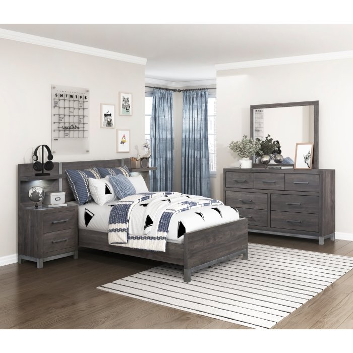 1577DGT-1*WB 5pc Set Twin Wall Bed (TB+2NS+2NS-P) - Image 4