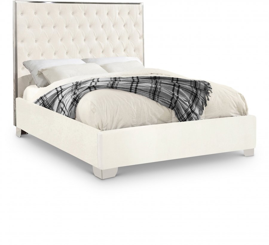 Lexi Velvet Upholstered Bed