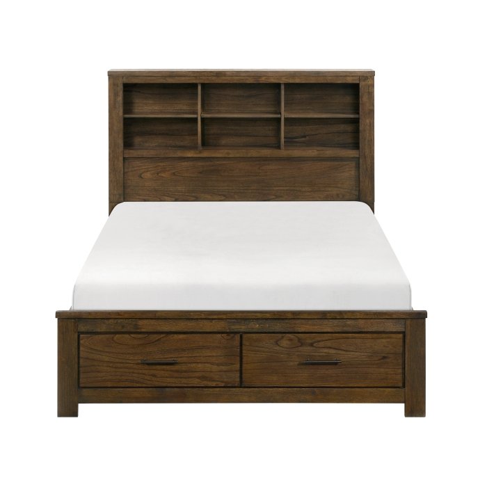 1592K-1EK* Eastern King Platform Bed with Footboard Storage