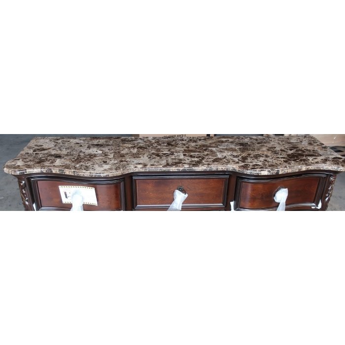 1603-5M Marble Top Dresser