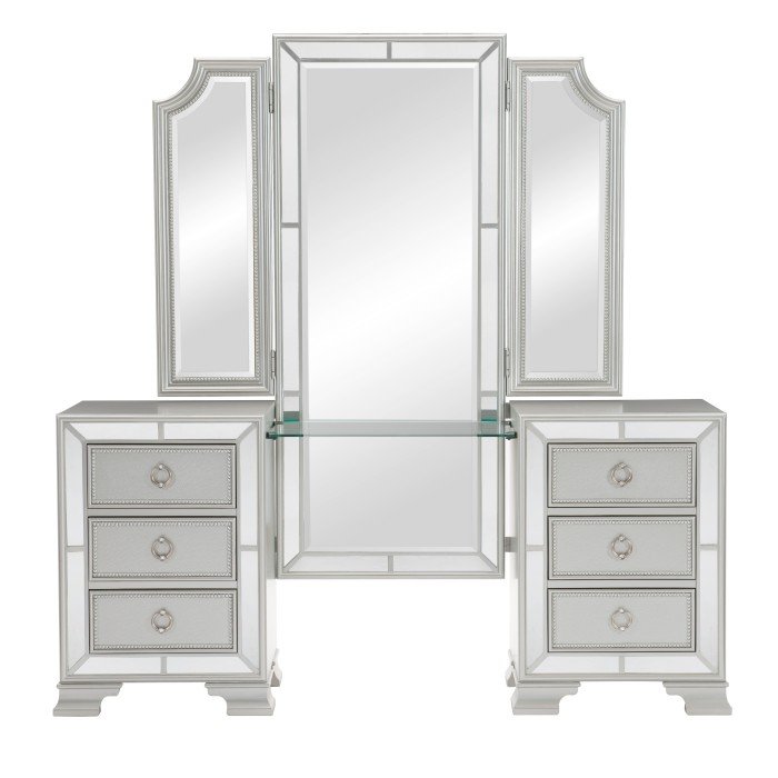 1646-15* Vanity Dresser with Mirror