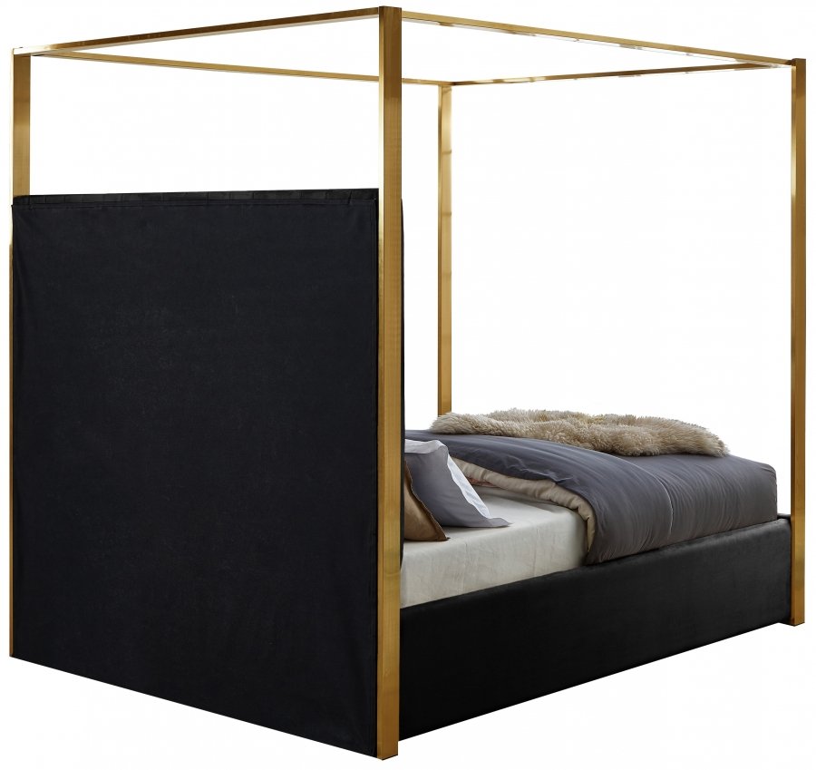 17524-5.jpg Jones Velvet Upholstered Bed - Image 6