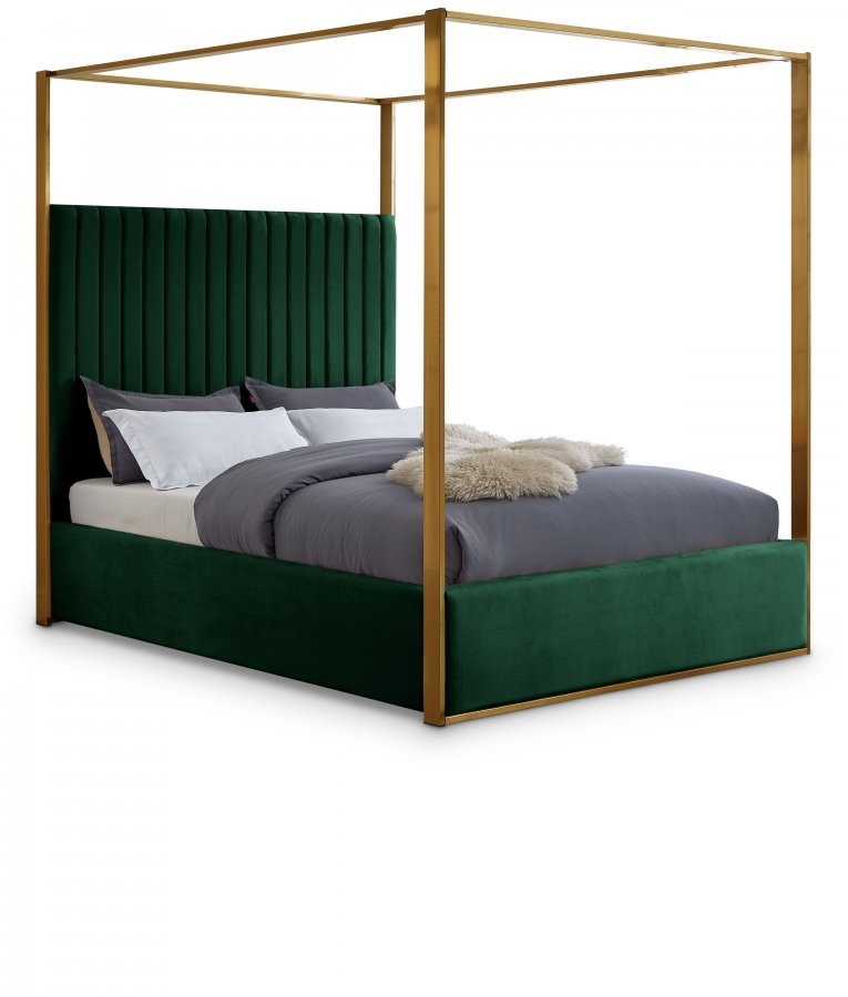 Jones Velvet Upholstered Bed