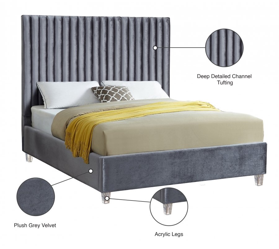 1798_00.jpg Candace Velvet Upholstered Bed - Image 5
