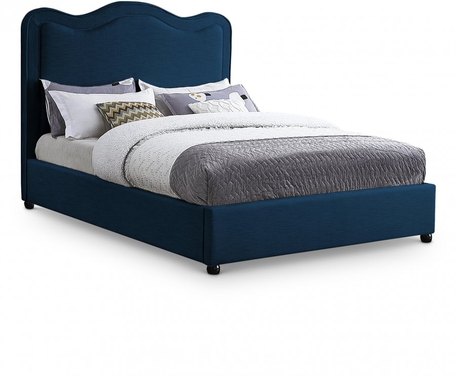 Felix Linen Textured Fabric Upholstered Bed