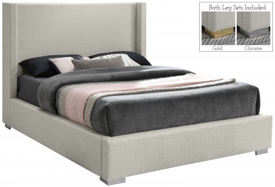 Royce Linen Textured Bed - Image 2