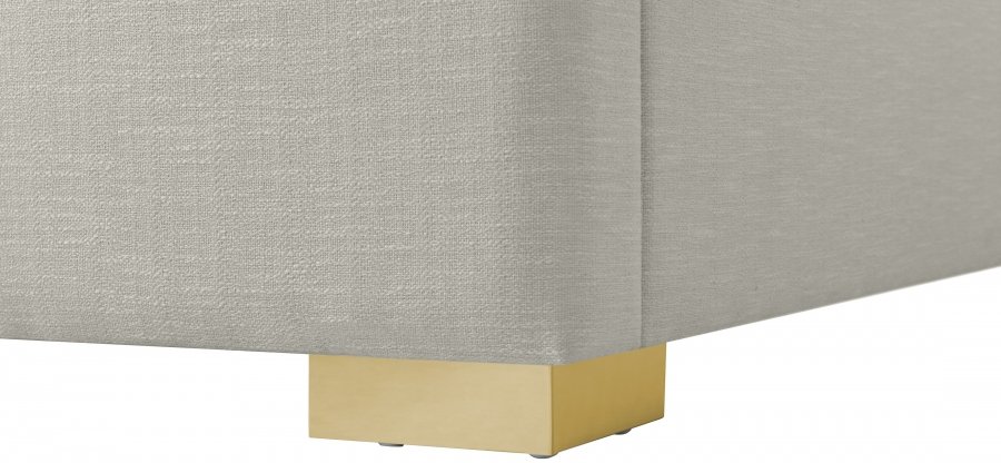 Royce Linen Textured Bed - Image 8