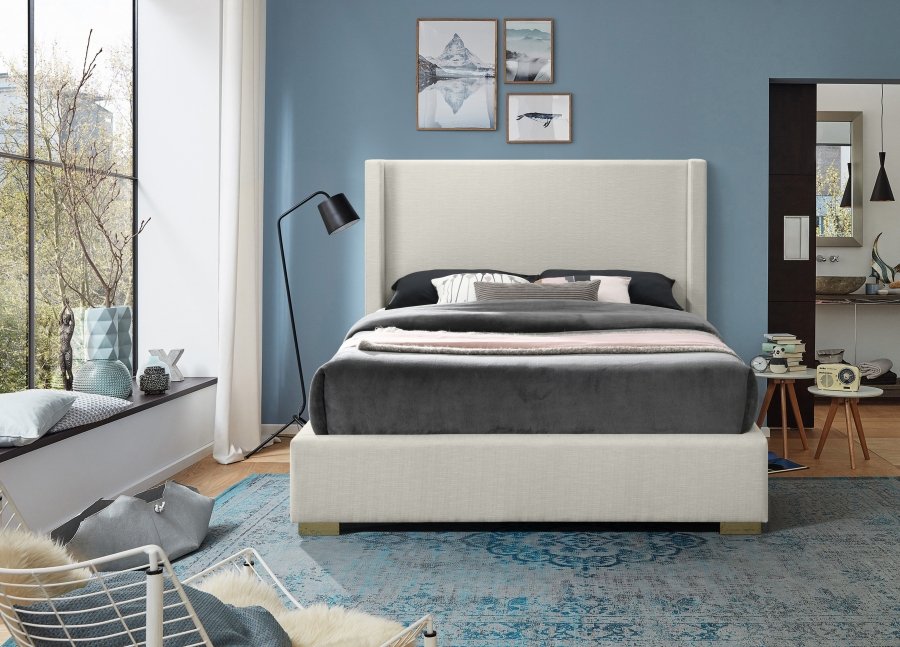 Royce Linen Textured Bed - Image 5