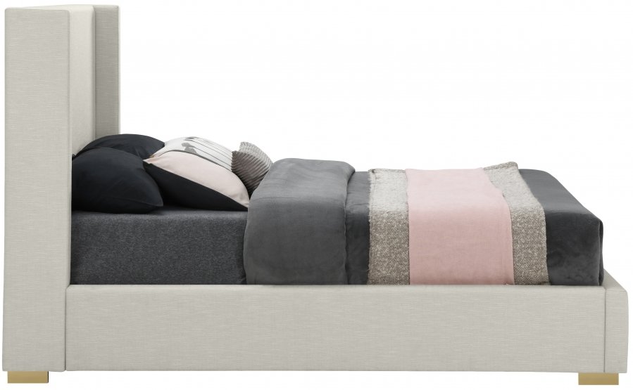 Royce Linen Textured Bed - Image 6