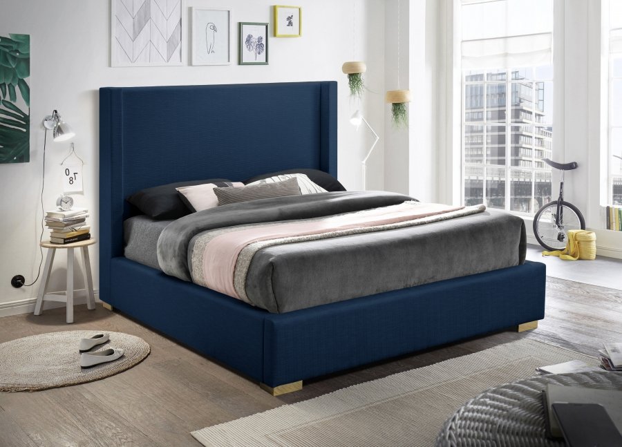 18536-2.jpg Royce Linen Textured Bed - Image 3