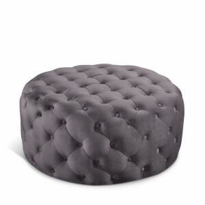 Addison Velvet Upholstered Ottoman