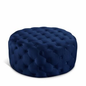 Addison Velvet Upholstered Ottoman