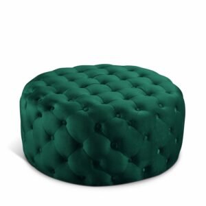 Addison Velvet Upholstered Ottoman