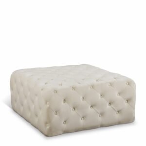 Ariel Velvet Upholstered Ottoman