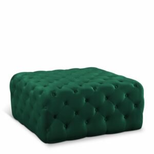 Ariel Velvet Upholstered Ottoman