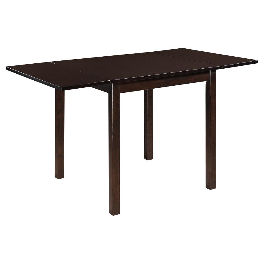 KELSO RECTANGULAR 52-INCH EXTENSION DINING TABLE CAPPUCCINO