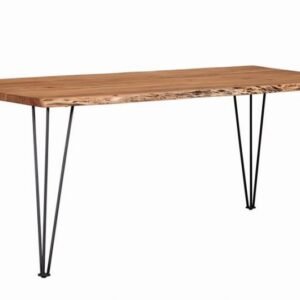 SHERMAN 71-INCH LIVE EDGE DINING TABLE NATURAL ACACIA