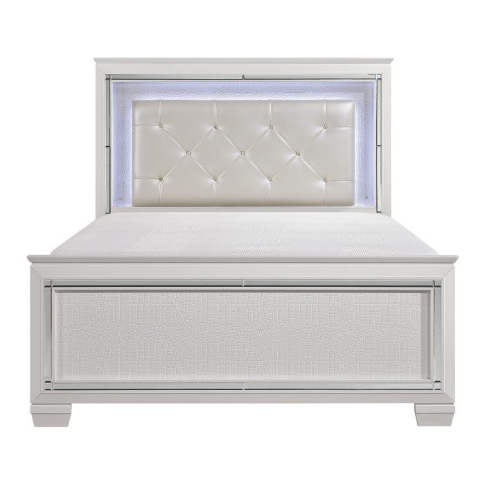 1916KW-1EK* Eastern King Bed, LED Lighting