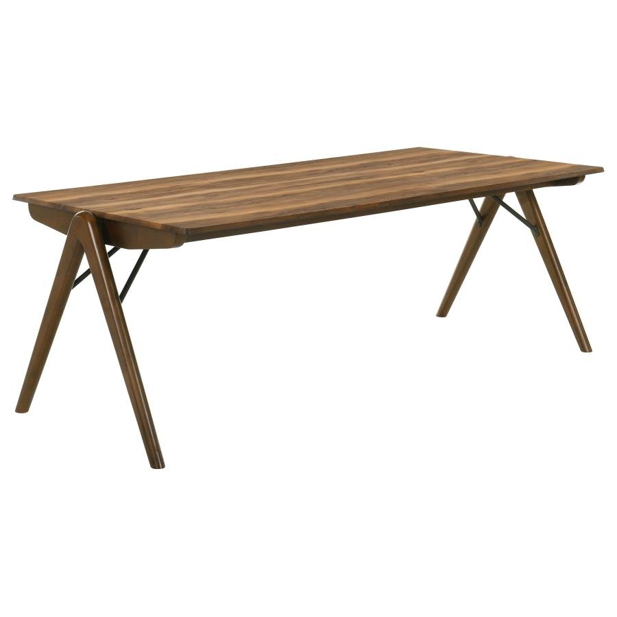 RANDOLPH 79-INCH RECTNAGULAR DINING TABLE SHEESHAM AND BROWN