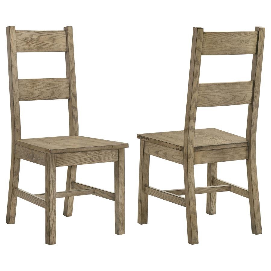 CARDOVA SOLID WOOD DINING SIDE CHAIR VINEYARD OAK (SET OF 2)