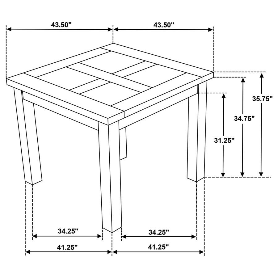 192928_09x900.jpg CARDOVA SQUARE COUNTER HEIGHT DINING TABLE VINEYARD OAK - Image 9