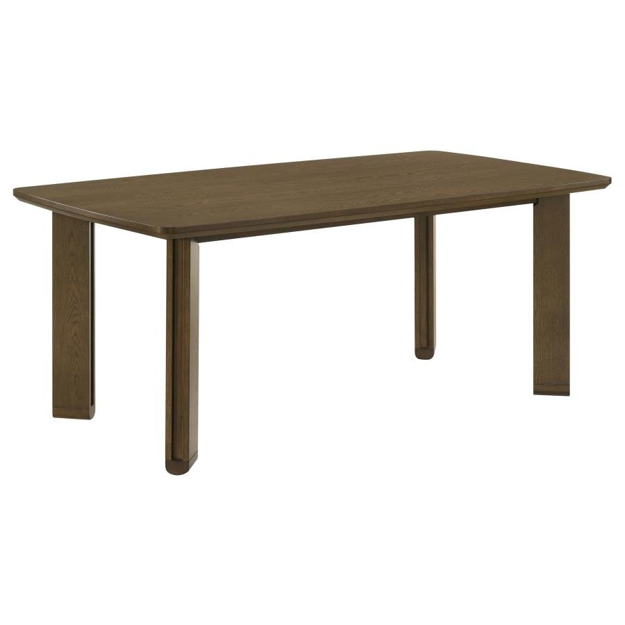 OTTOWA 71-INCH RECTANGULAR WOOD DINING TABLE BROWN