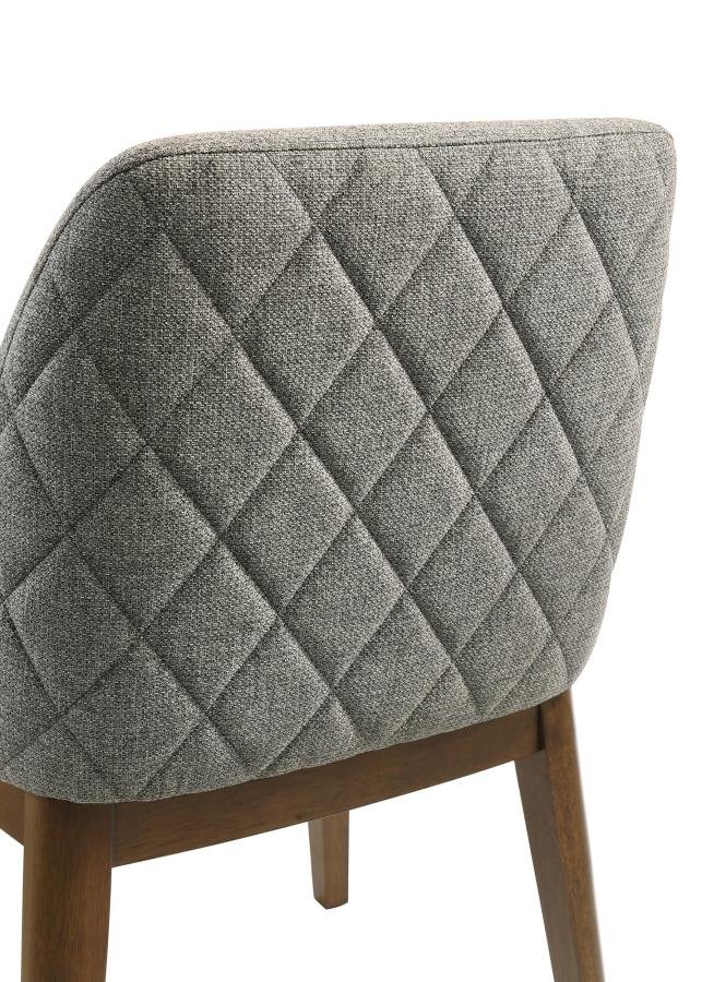 FRANKLIN UPHOLSTERED DINING SIDE CHAIR GREY (SET OF 2) - Image 10