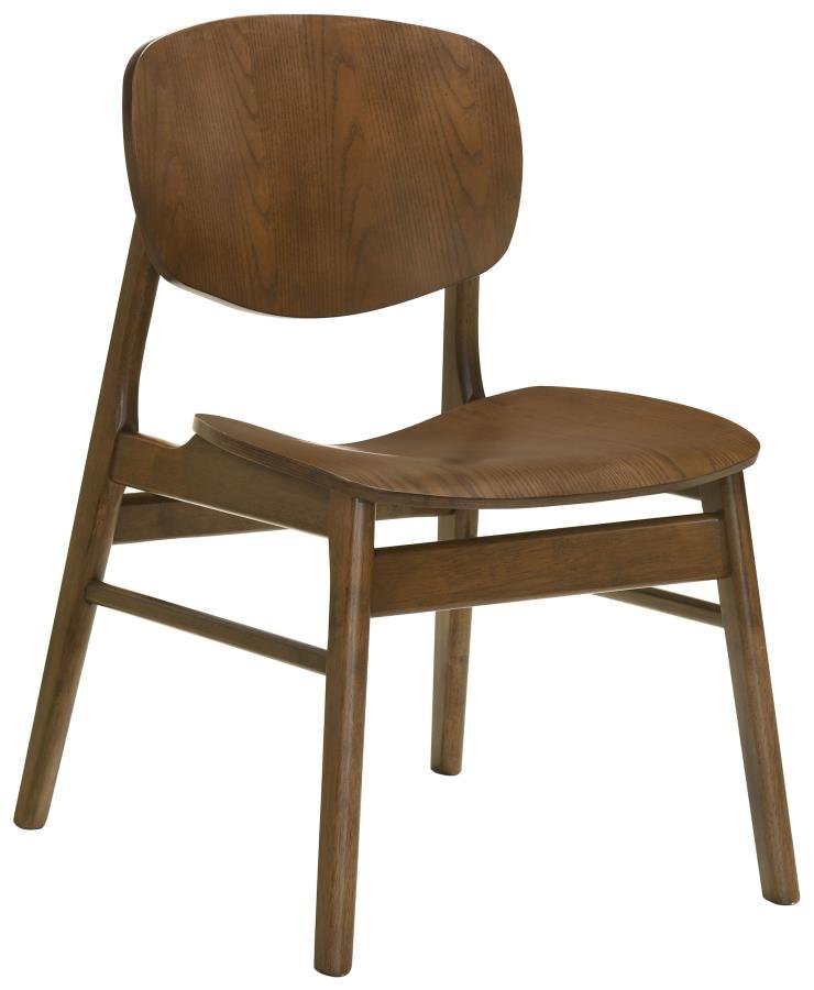 BENFORD DINING SIDE CHAIR WOOD SEAT DARK BROWN (SET OF 2) - Image 3