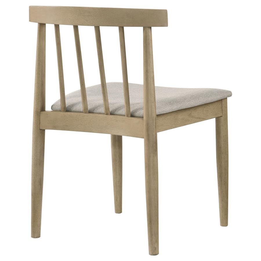 CULLEN DINING SIDE CHAIR UPHOLSTERED SEAT NATURAL OAK (SET OF 2) - Image 8