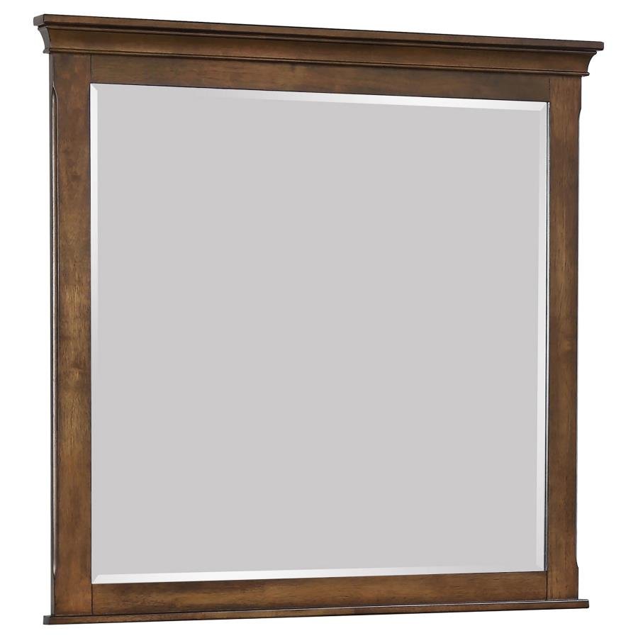 FRANCO DRESSER MIRROR BURNISHED OAK