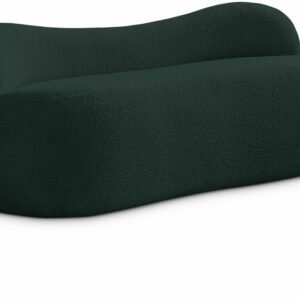 Flair Boucle Fabric Upholstered Bench