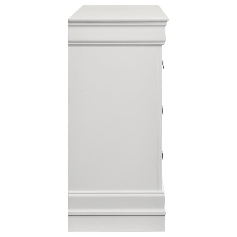 LOUIS PHILIPPE 6-DRAWER DRESSER WHITE - Image 9