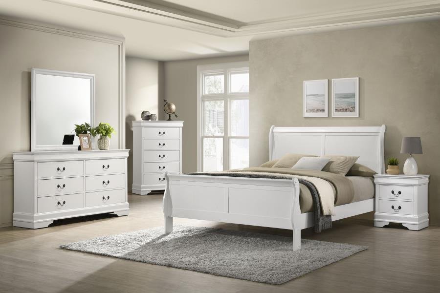 LOUIS PHILIPPE 6-DRAWER DRESSER WHITE - Image 14