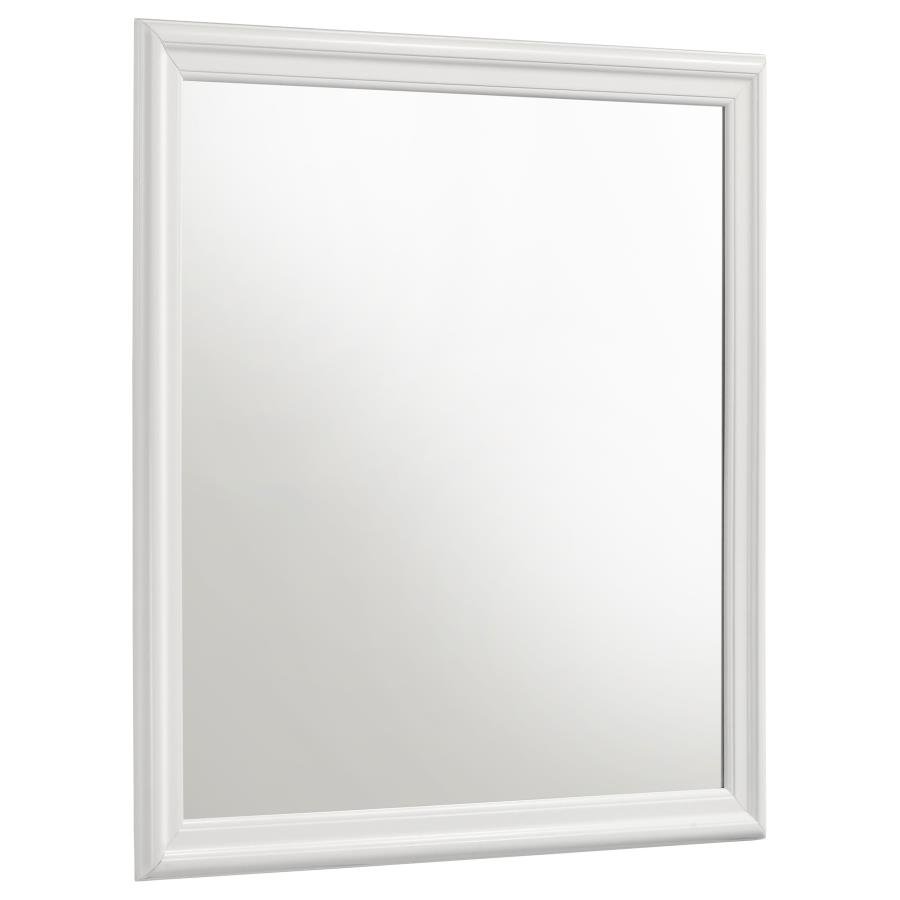 LOUIS PHILIPPE DRESSER MIRROR WHITE