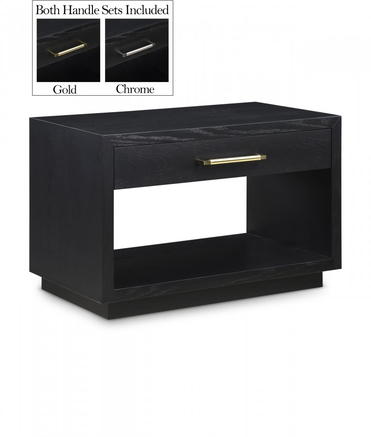 Avery Solid Wood And Ash Veneer Nightstand