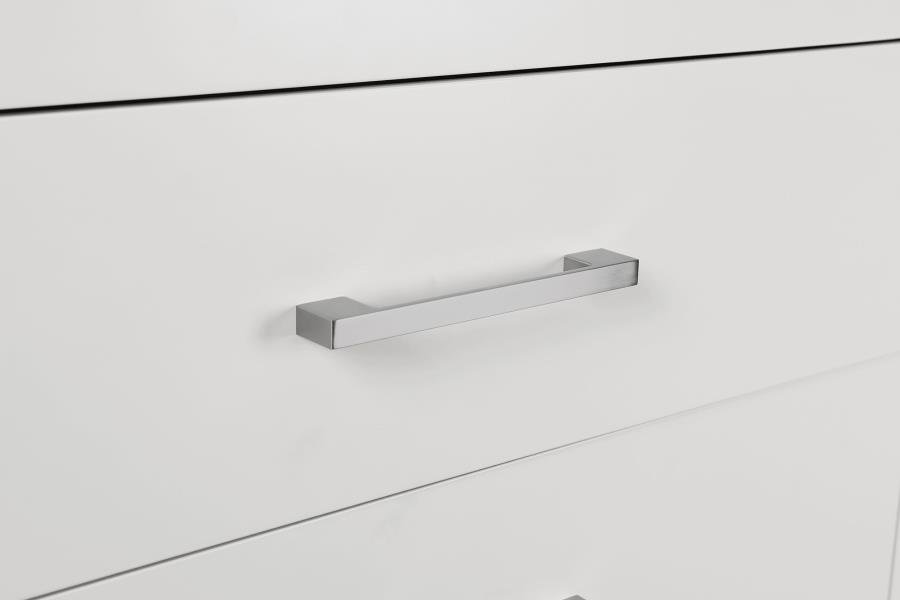 JESSICA 6-DRAWER DRESSER SNOW WHITE - Image 10