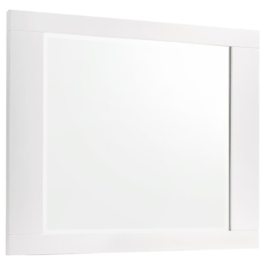 FELICITY 5-PIECE QUEEN BEDROOM SET WHITE HIGH GLOSS - Image 8