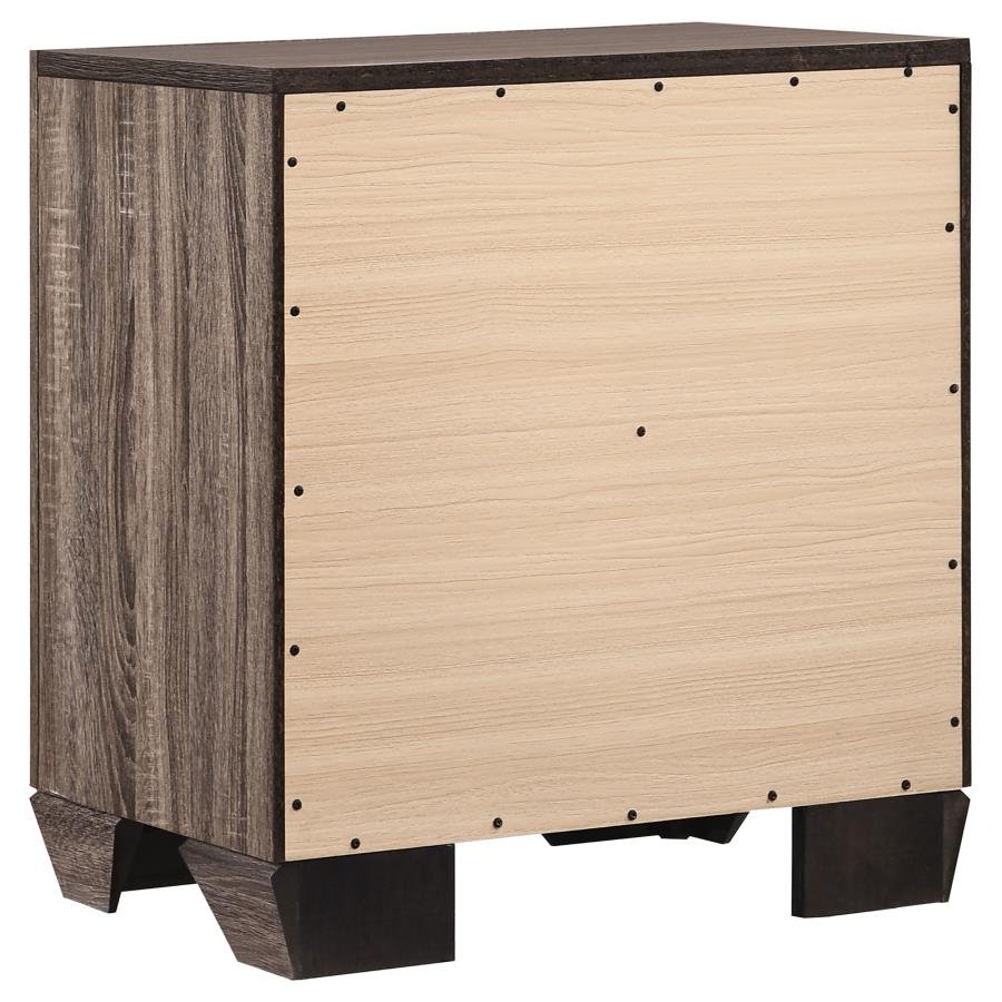 KAUFFMAN 2-DRAWER NIGHTSTAND WASHED TAUPE - Image 6