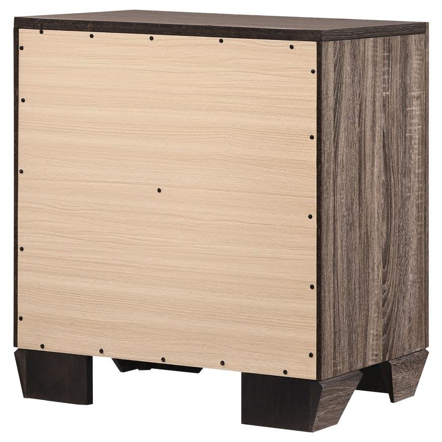 KAUFFMAN 2-DRAWER NIGHTSTAND WASHED TAUPE - Image 8