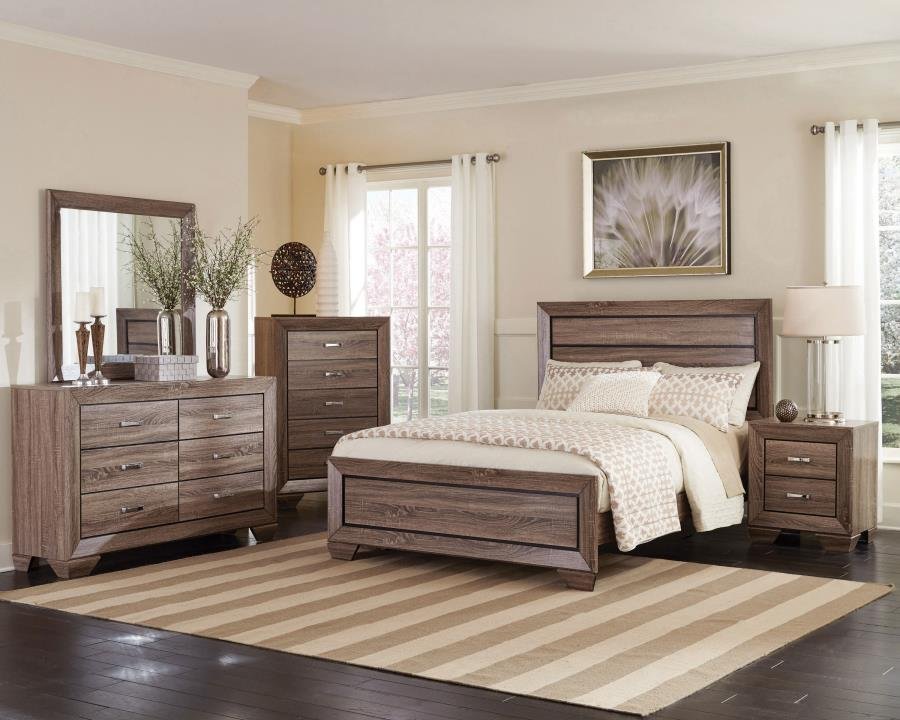 KAUFFMAN 2-DRAWER NIGHTSTAND WASHED TAUPE - Image 11