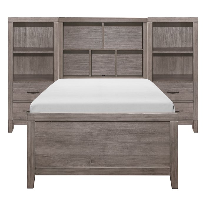 2042NBT*WB 3pc Set Twin Wall Bed (TB+2PNS)
