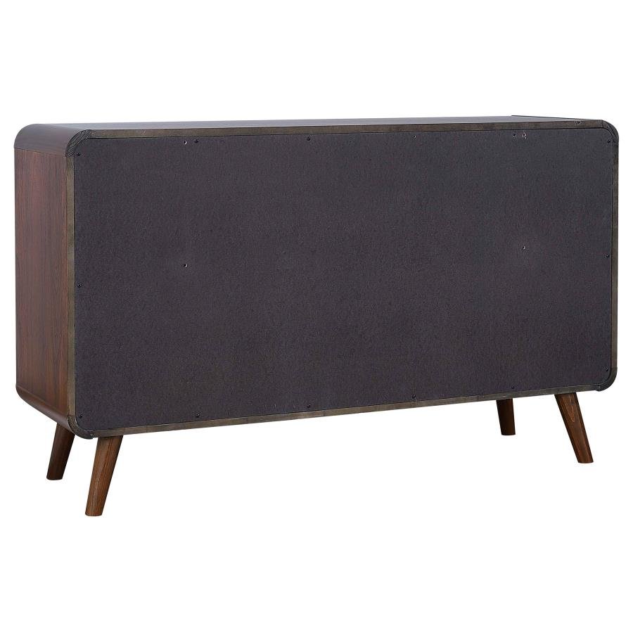 ROBYN 6-DRAWER BEDROOM DRESSER DARK WALNUT - Image 6