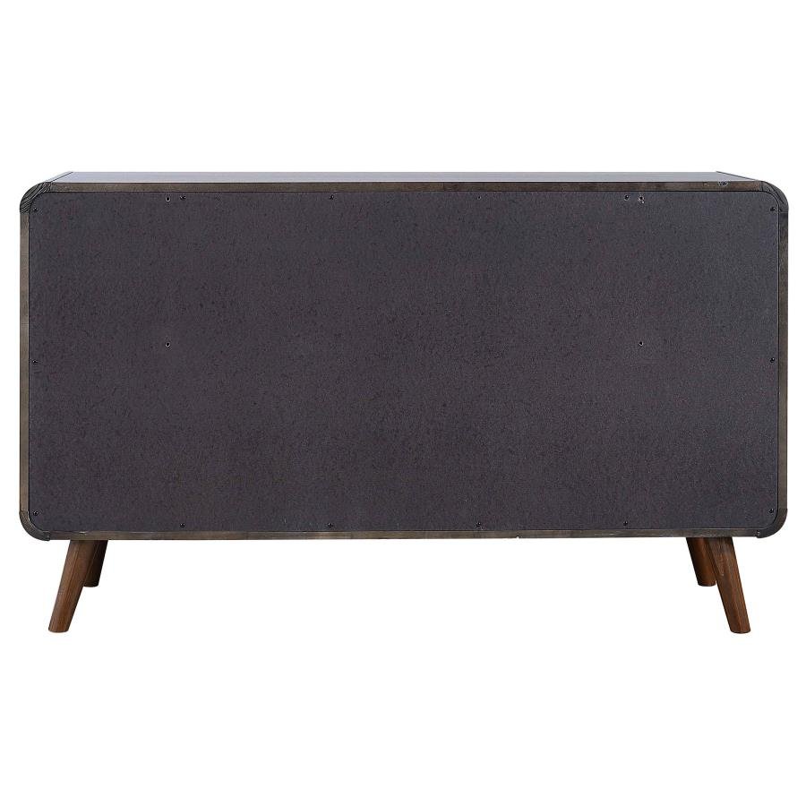 ROBYN 6-DRAWER BEDROOM DRESSER DARK WALNUT - Image 7