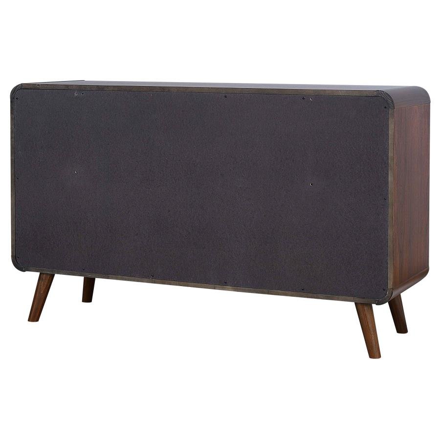 ROBYN 6-DRAWER BEDROOM DRESSER DARK WALNUT - Image 8